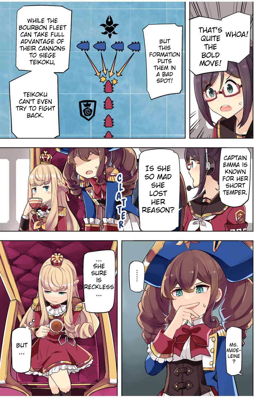 Queen's Academy - Vol.1 Chapter 3: Her Majesty's Invincible Fleet