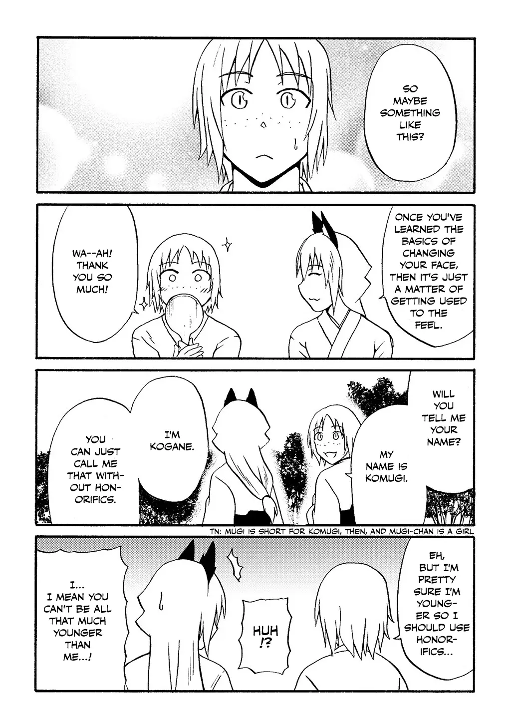 Totsugi Okureta Kitsune Ga Yome Ni Kuru Hanashi - Vol.3 Chapter 30.5: Mugi-Chan's Face + Volume 3 Extras