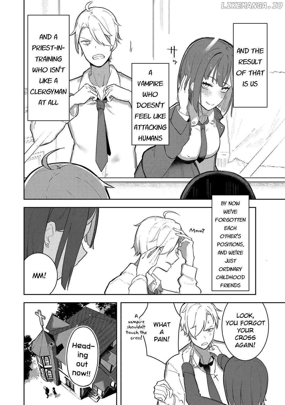 Kyuuketsuki-san wa Chitoraretai - Chapter 1