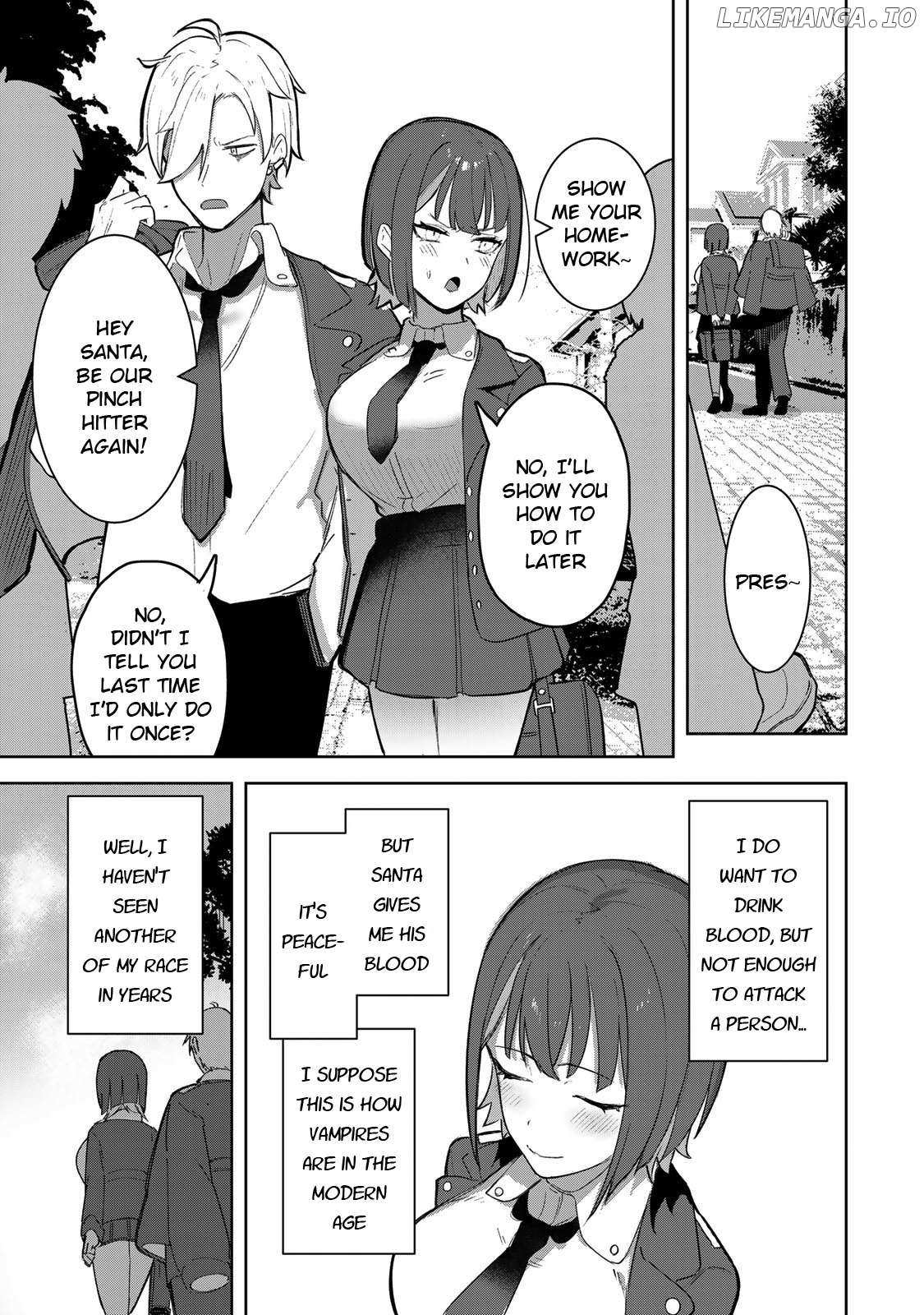 Kyuuketsuki-san wa Chitoraretai - Chapter 1