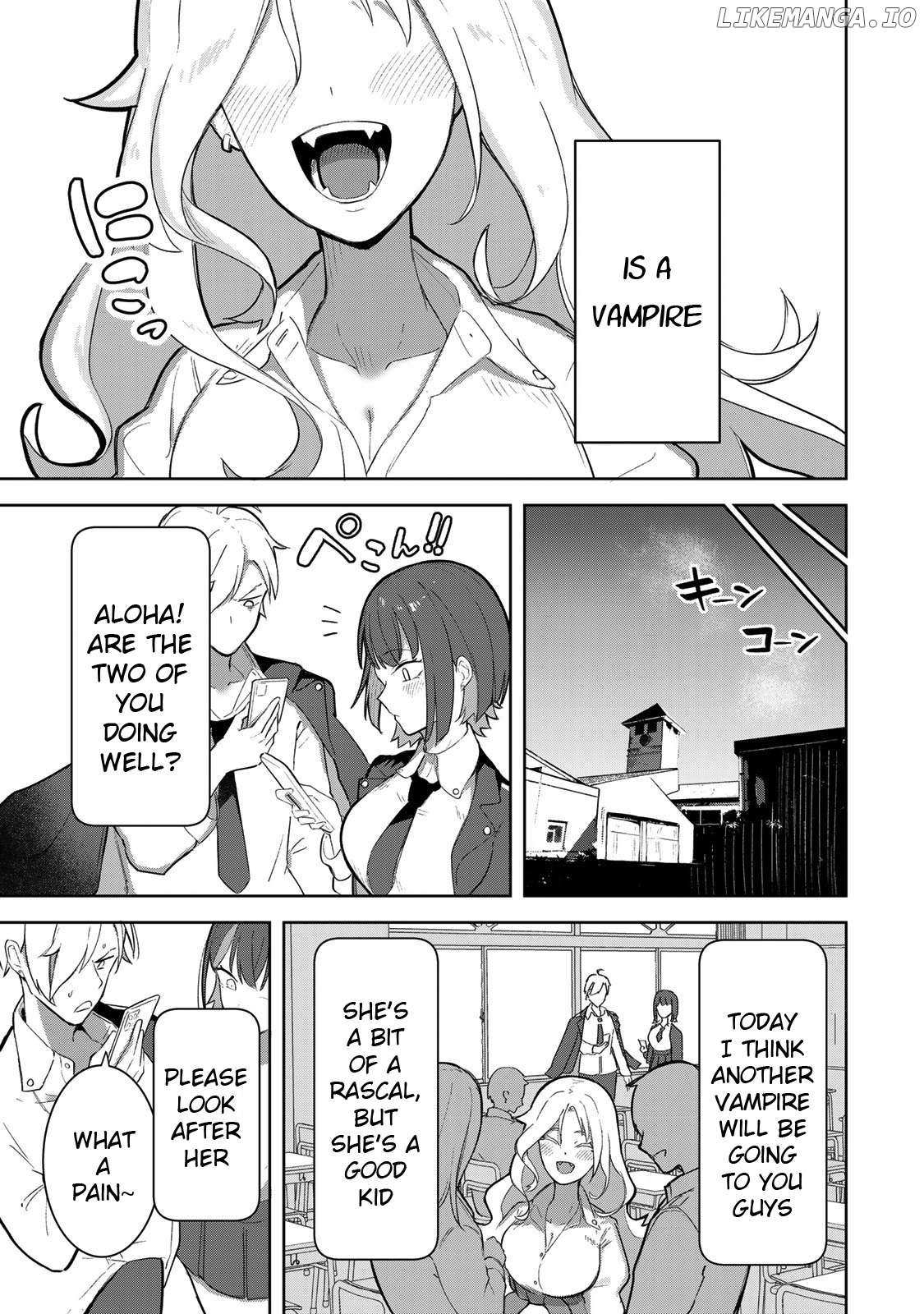 Kyuuketsuki-san wa Chitoraretai - Chapter 1