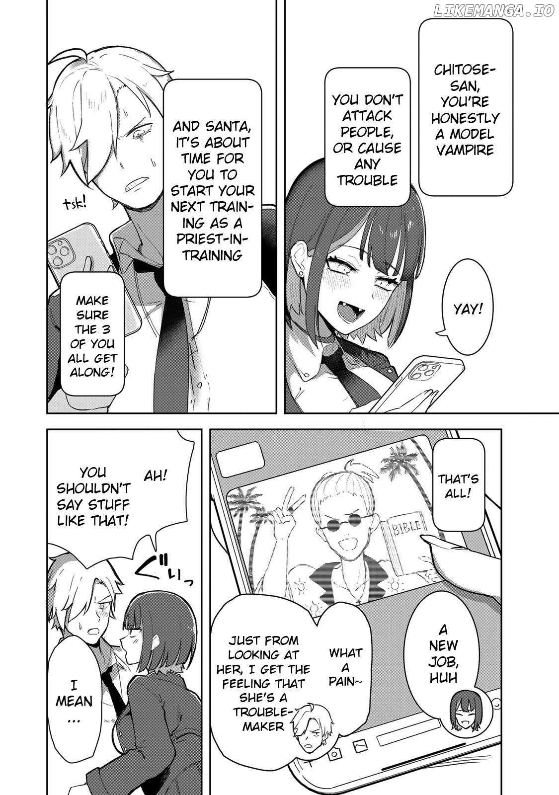 Kyuuketsuki-san wa Chitoraretai - Chapter 1