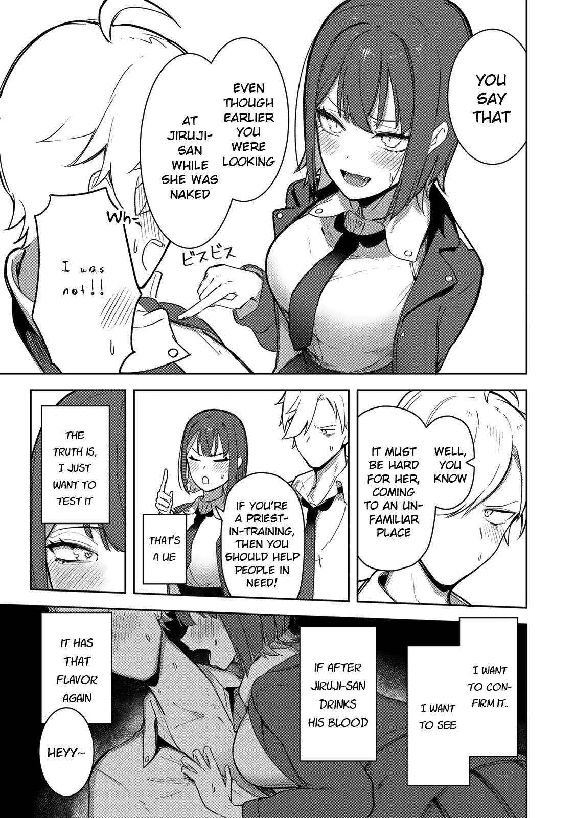 Kyuuketsuki-san wa Chitoraretai - Chapter 2