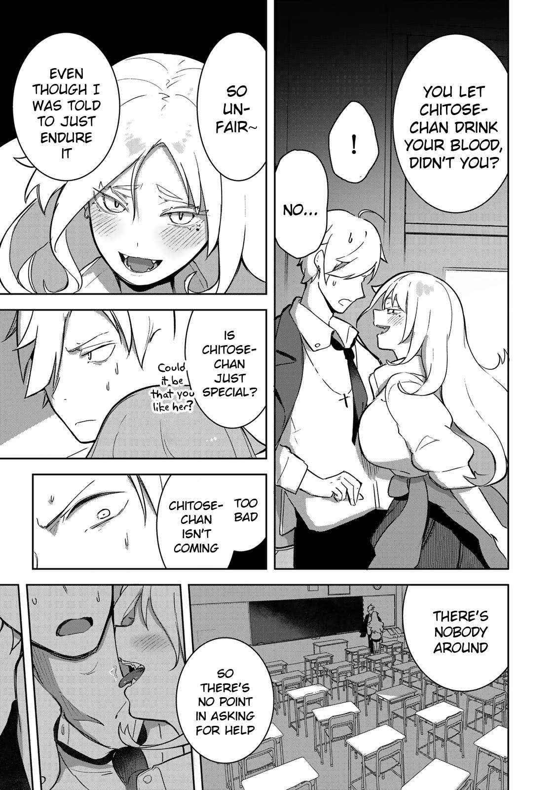 Kyuuketsuki-san wa Chitoraretai - Chapter 2