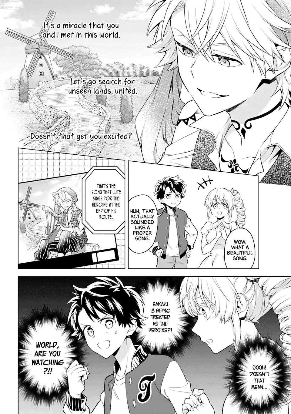 Transferred To Another World, But I'm Saving The World Of An Otome Game!? - Chapter 23: The Title Of Heroine And Me?!