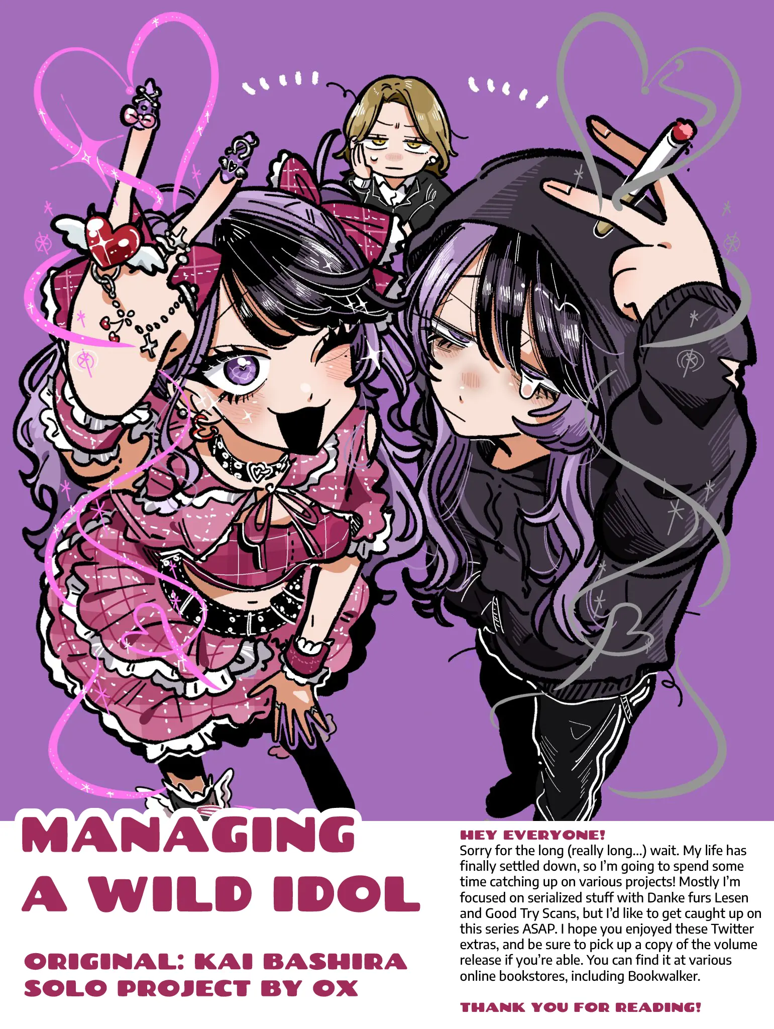 Managing A Wild Idol - Vol.1 Chapter 13.5: Twitter Extras