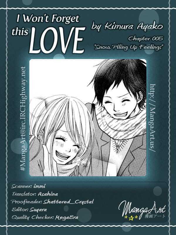 Kono Koi Wo Wasurenai. - Vol.1 Chapter 5 : Snow, Piling Up Feelings