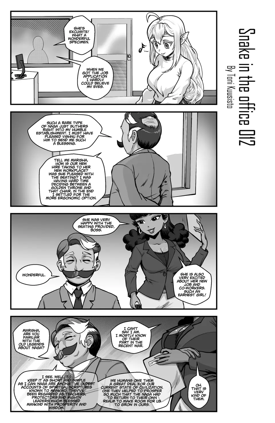 Snake In The Office - Chapter 1: Pages 1-14 (Updated)