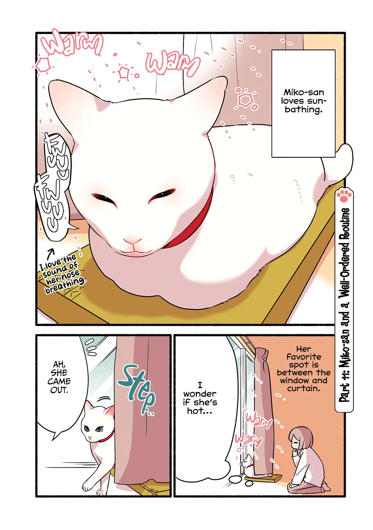 Aisaretagari No Shironeko Miko-San - Vol.1 Chapter 3.1: Part 11: Miko-San And A Well-Ordered Routine