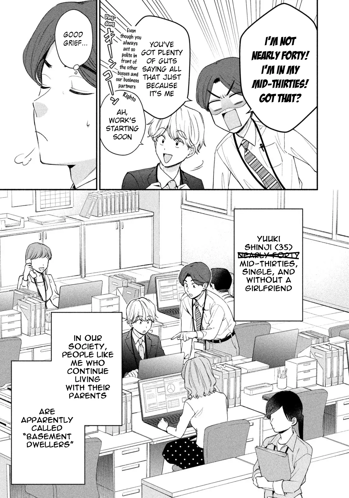 Drama Na Koi Wa Kihon Kara - Chapter 1: 35 Years Old, Single, No Girlfriend, Living At Parents' House