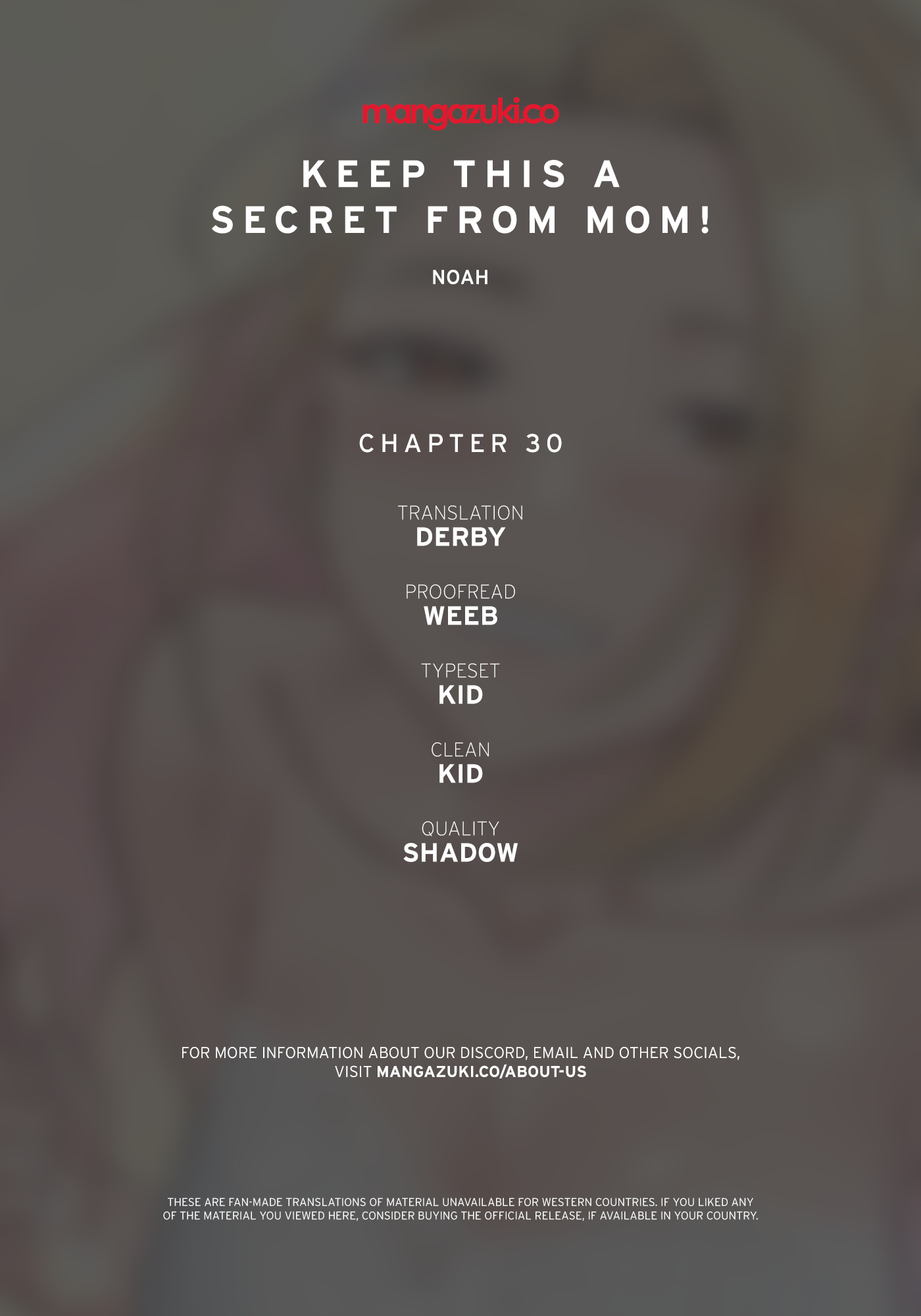 Keep This A Secret From Mom - Chapter 30