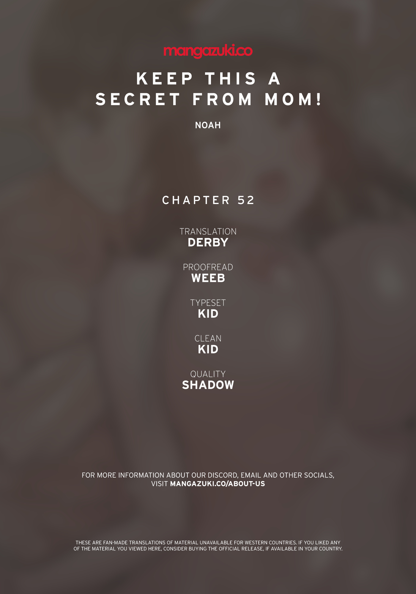 Keep This A Secret From Mom - Chapter 52