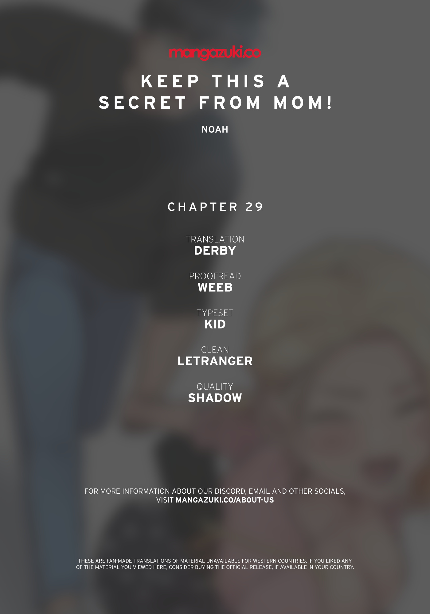 Keep This A Secret From Mom - Chapter 29