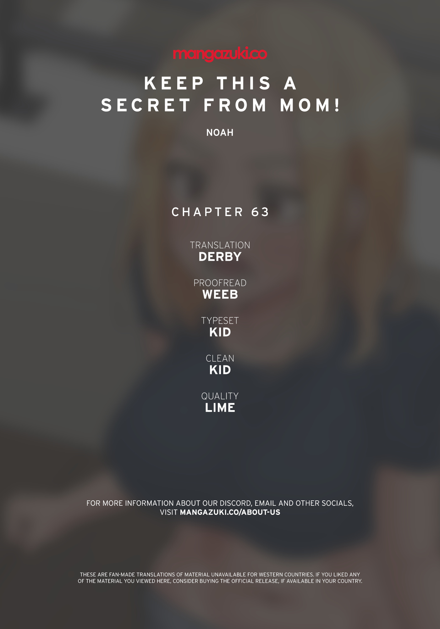 Keep This A Secret From Mom - Chapter 63