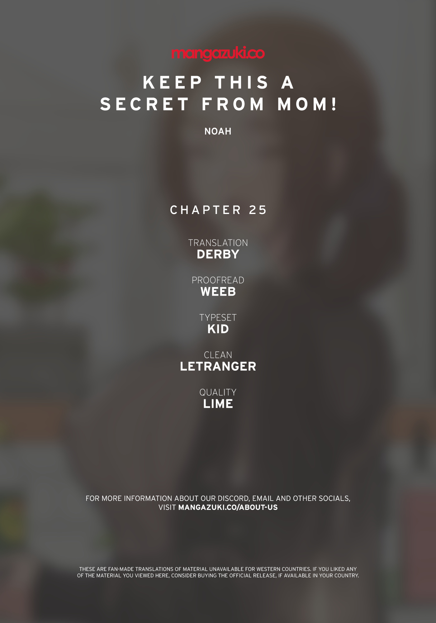 Keep This A Secret From Mom - Chapter 25