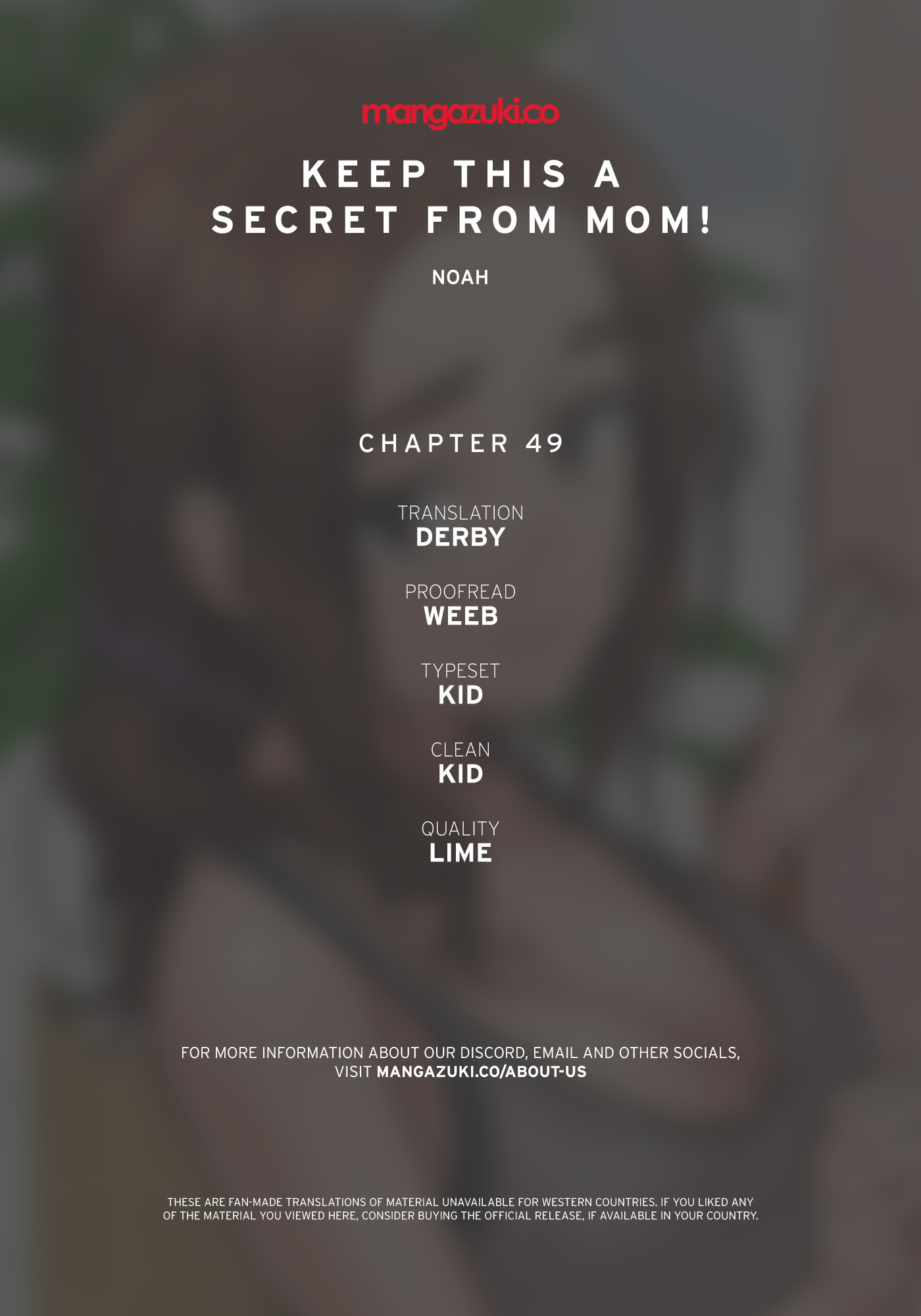 Keep This A Secret From Mom - Chapter 49