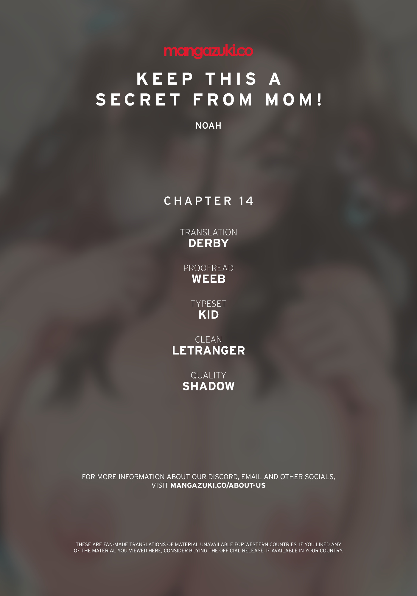 Keep This A Secret From Mom - Chapter 14