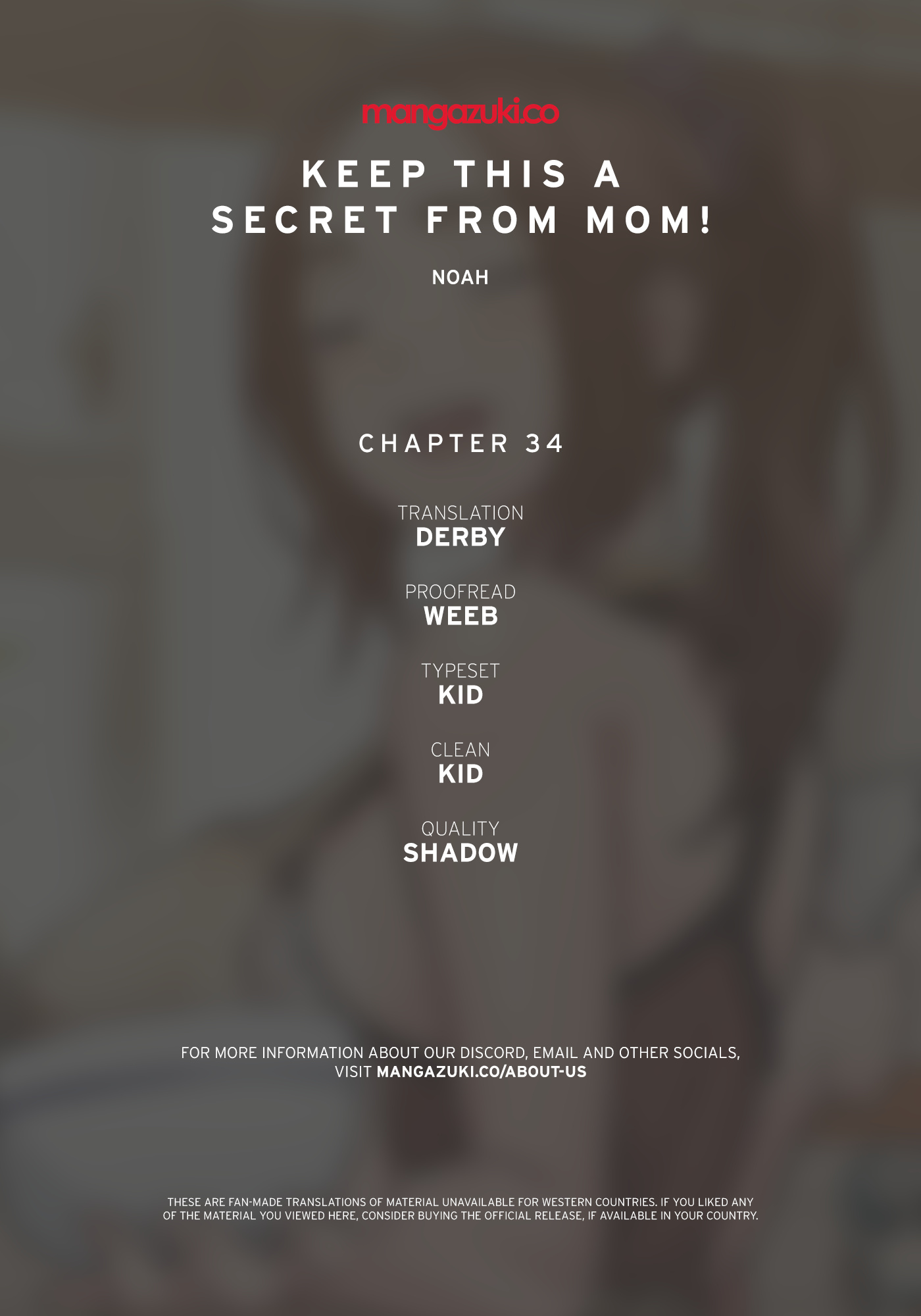 Keep This A Secret From Mom - Chapter 34