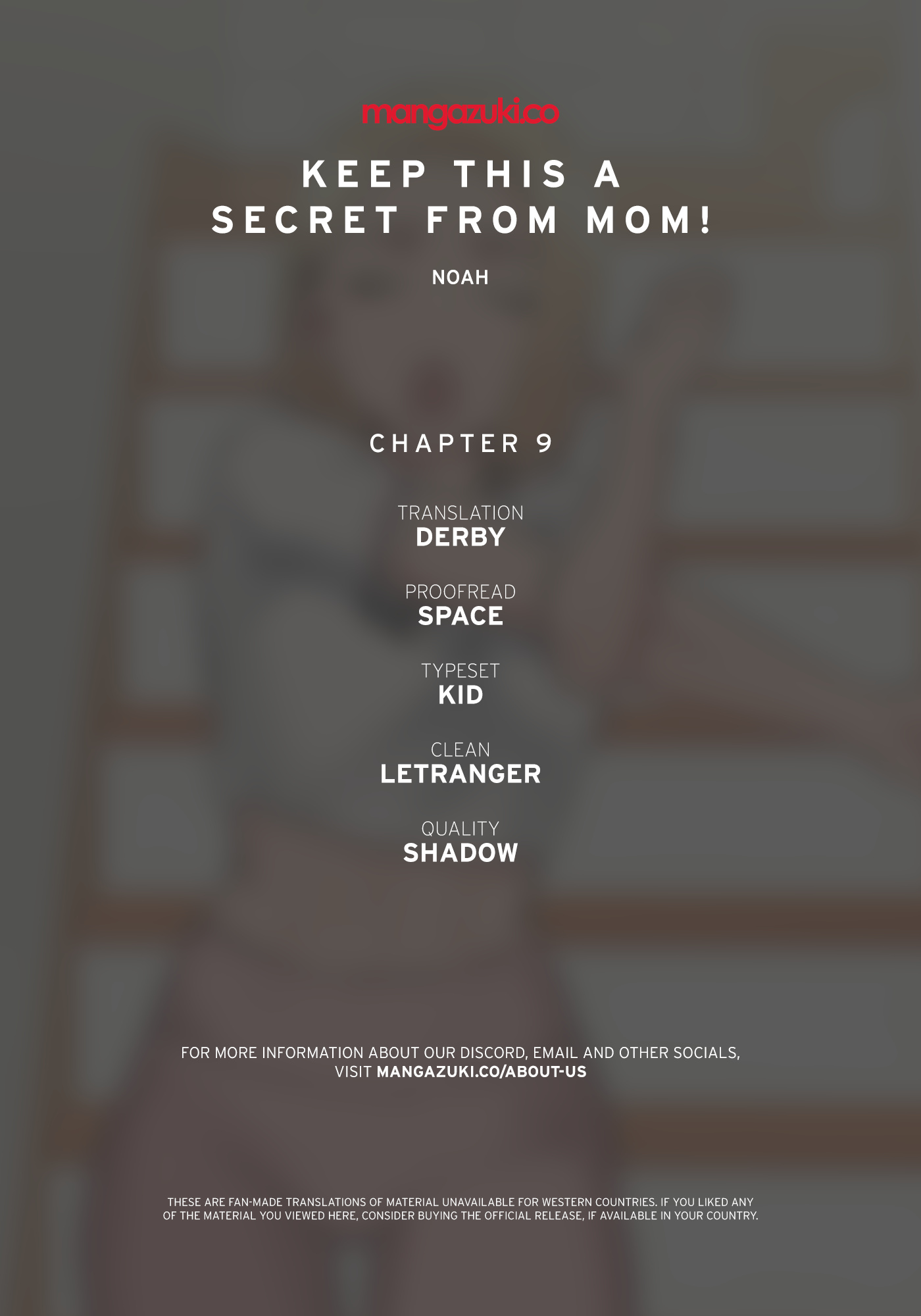 Keep This A Secret From Mom - Chapter 9