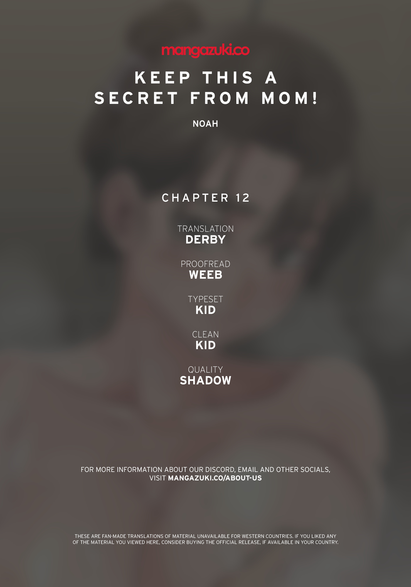 Keep This A Secret From Mom - Chapter 12