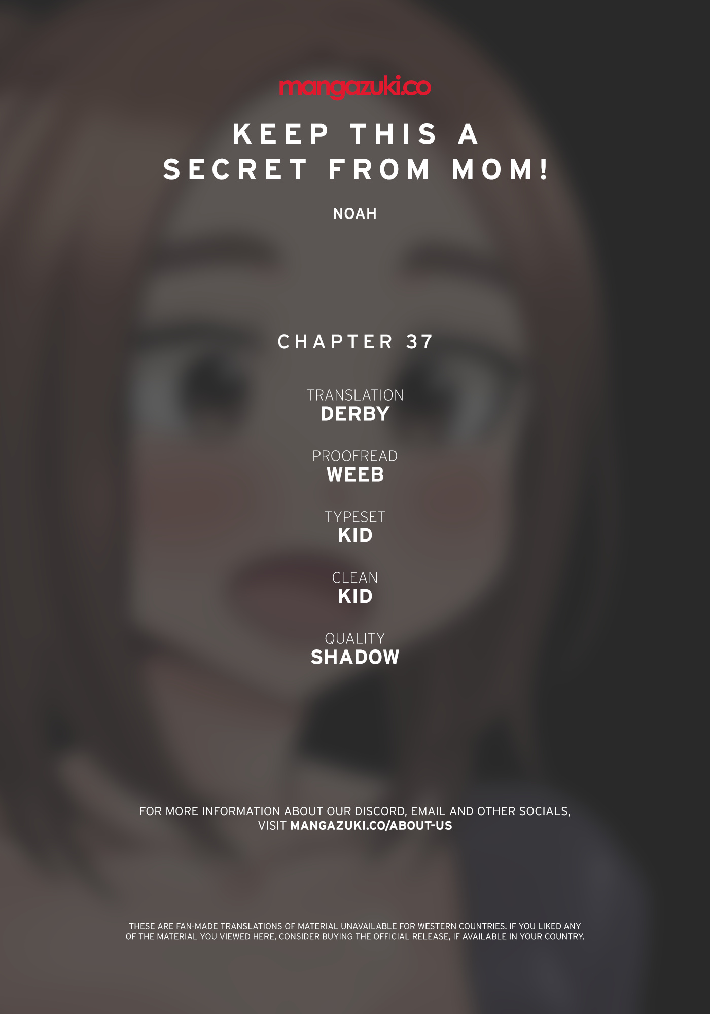 Keep This A Secret From Mom - Chapter 37