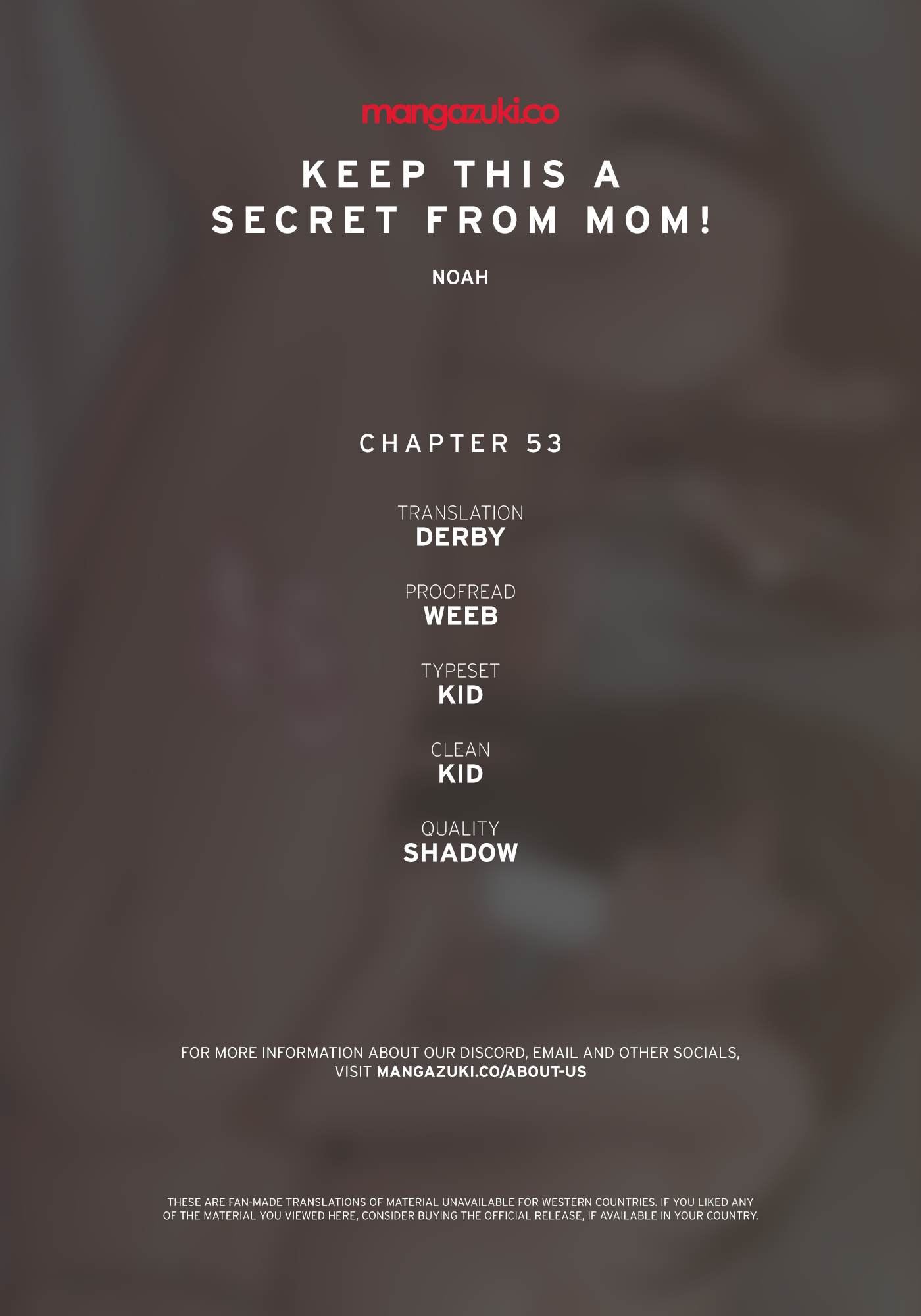 Keep This A Secret From Mom - Chapter 53