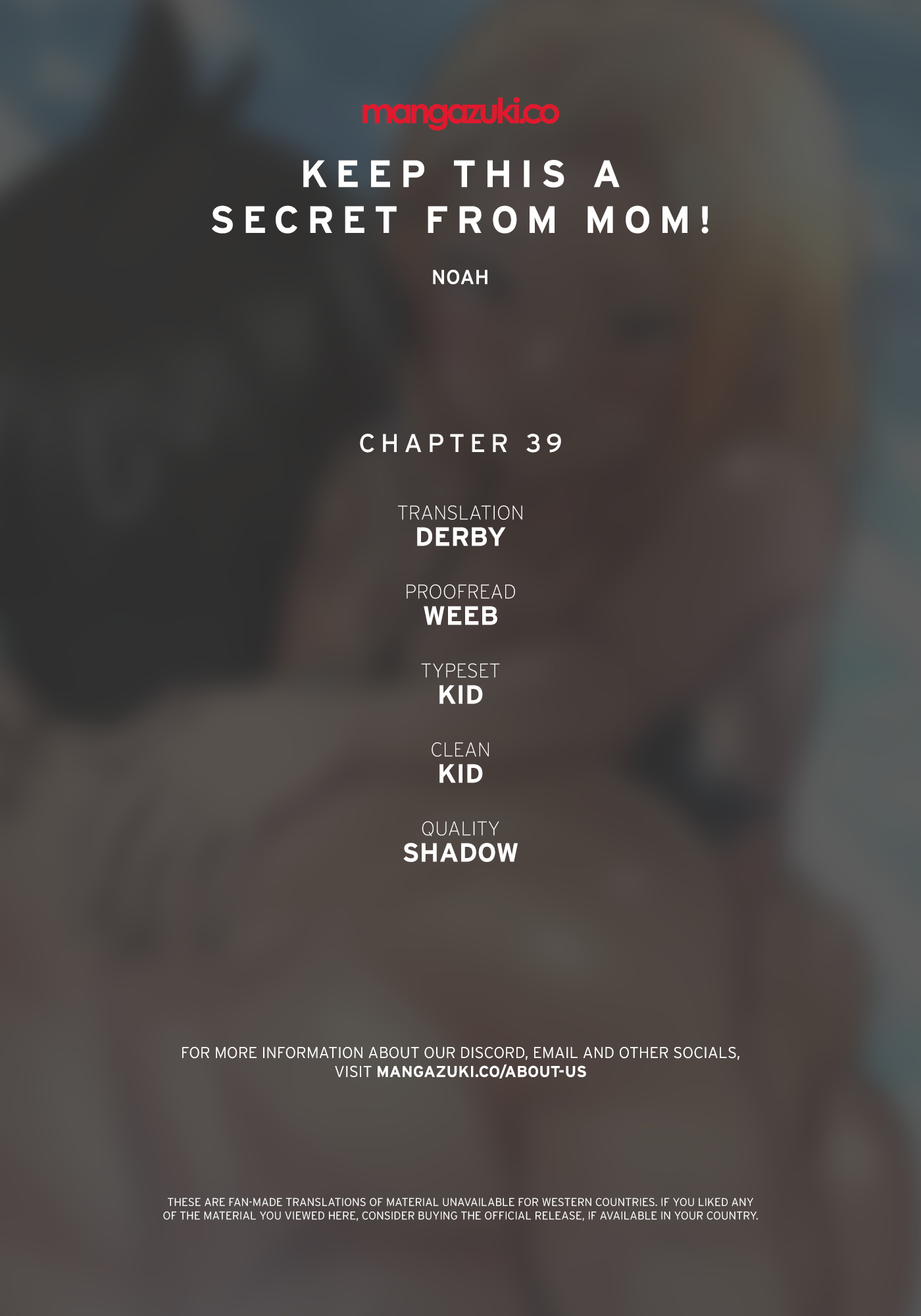 Keep This A Secret From Mom - Chapter 39