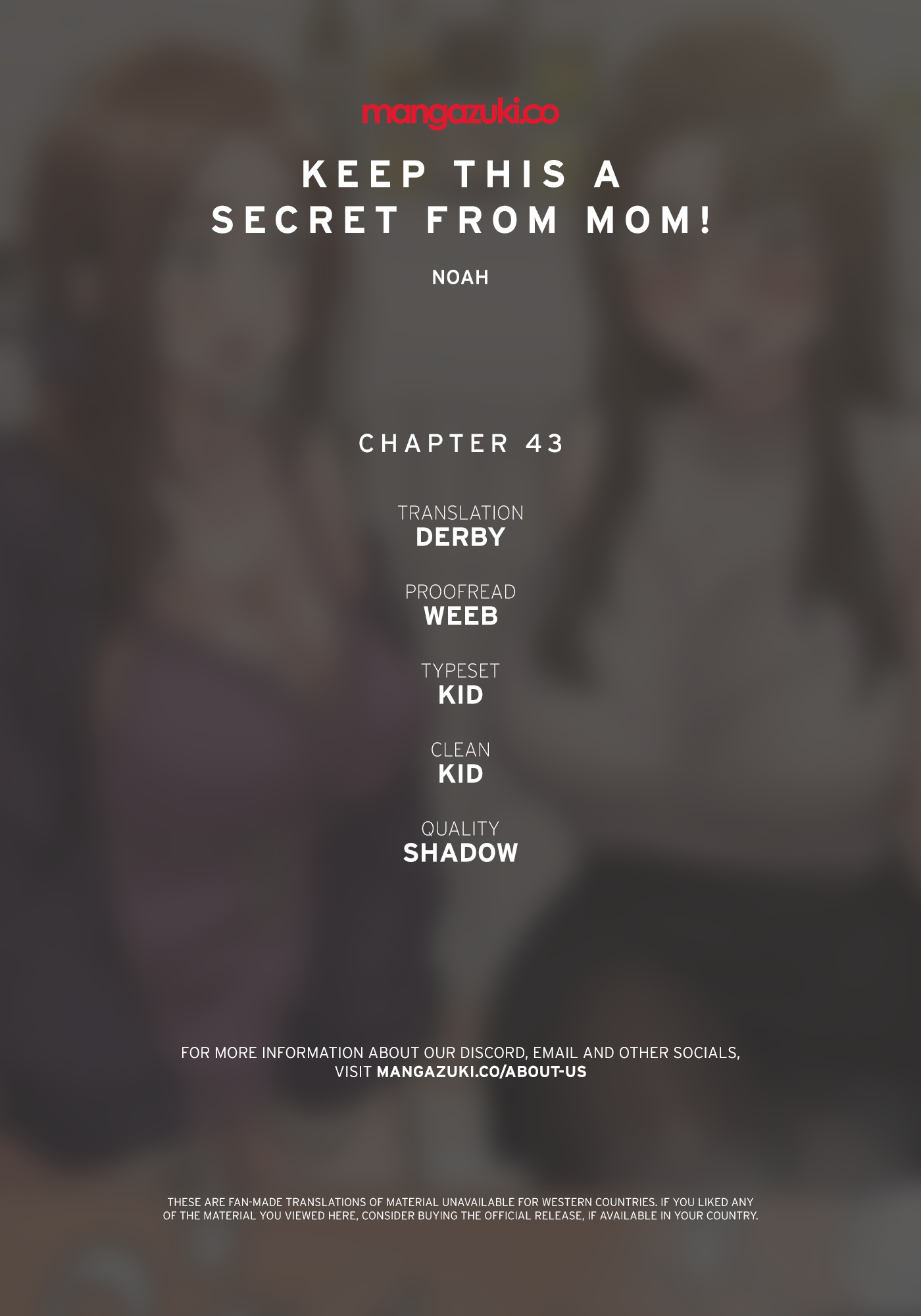 Keep This A Secret From Mom - Chapter 43