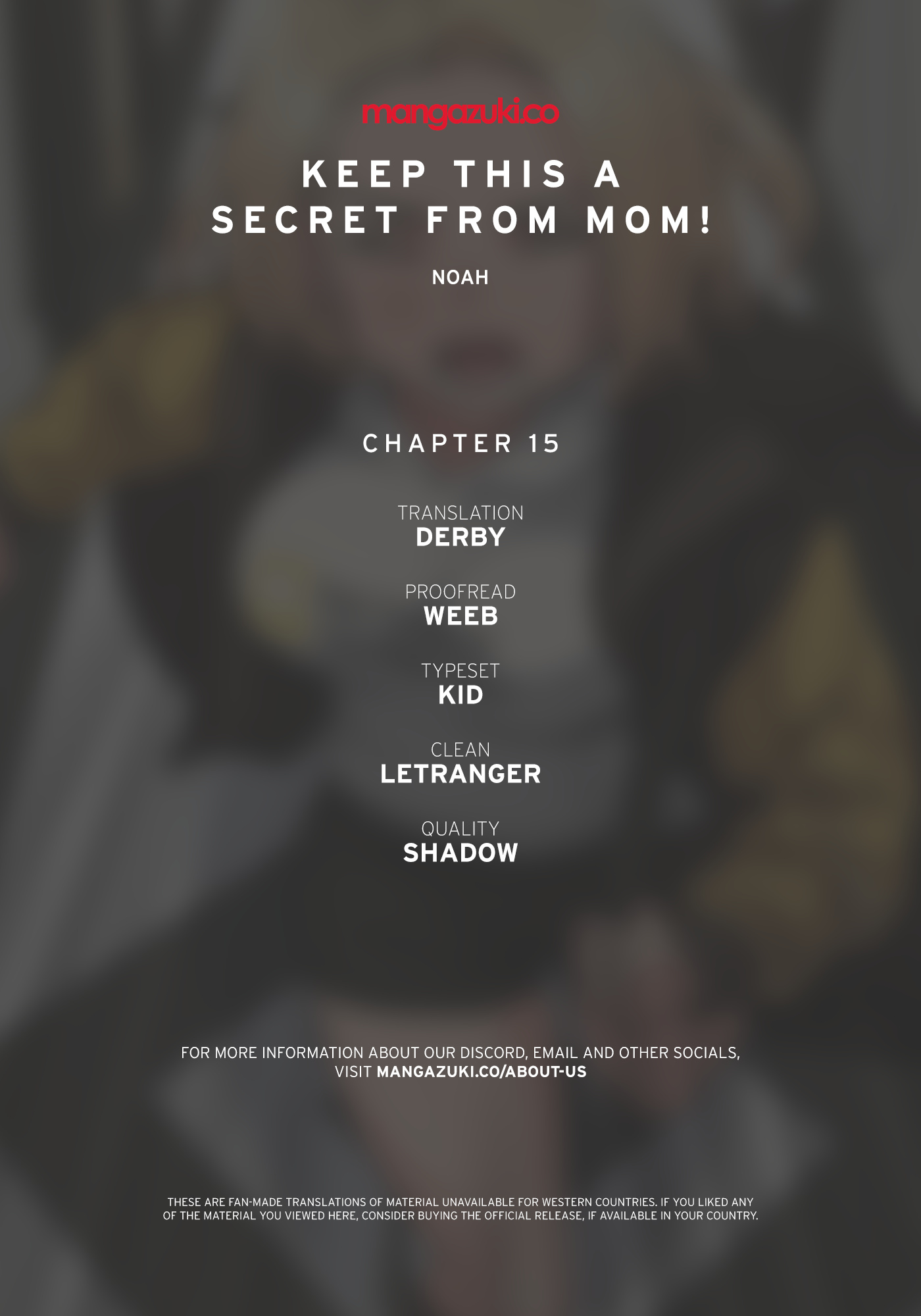 Keep This A Secret From Mom - Chapter 15