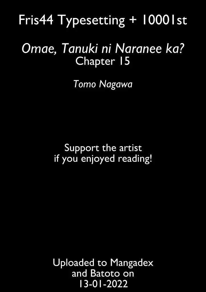 Omae, Tanuki Ni Naranee Ka? - Vol.2 Chapter 15