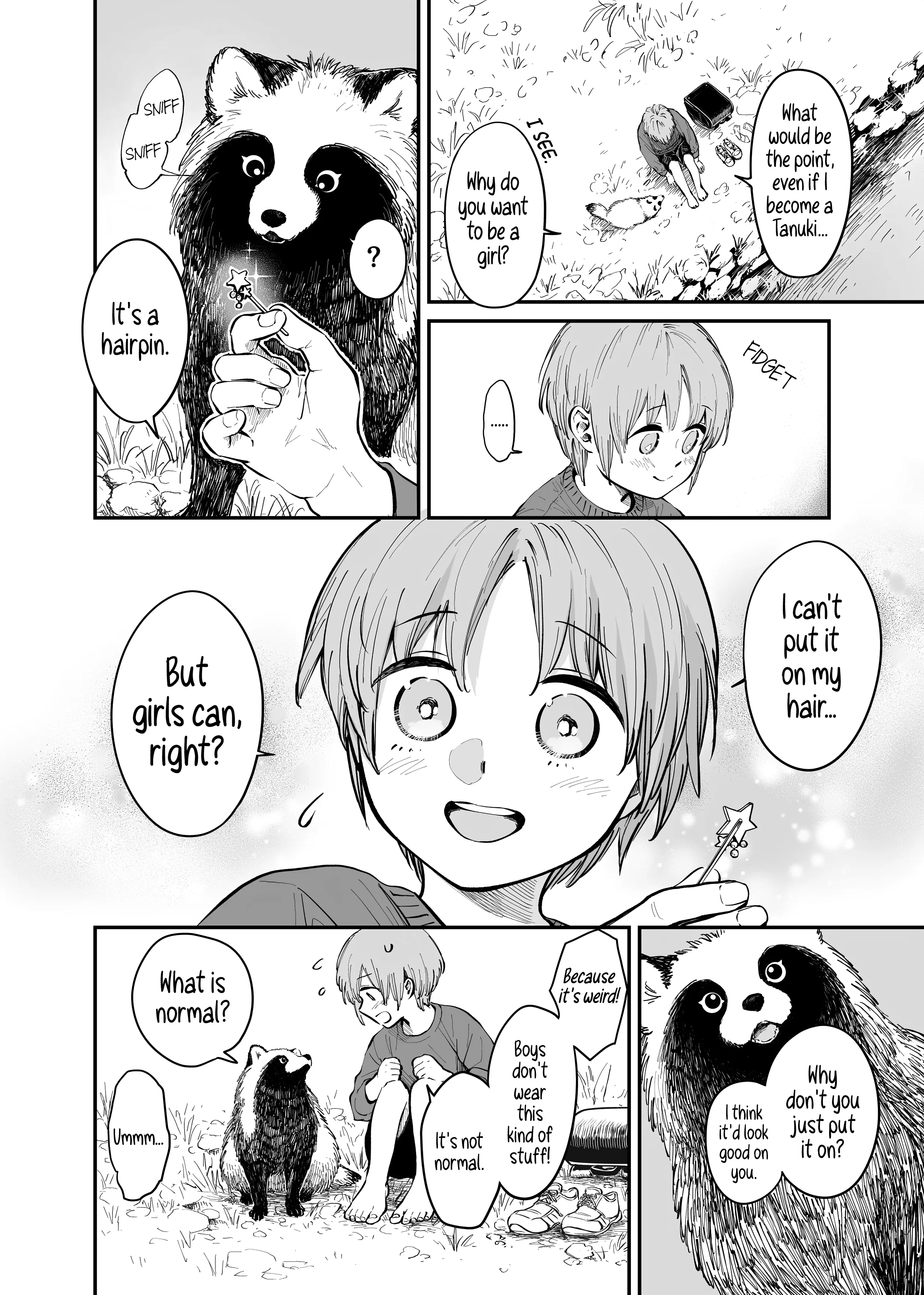 Omae, Tanuki Ni Naranee Ka? - Vol.3 Chapter 26: A Young Boy Who Likes Cute Things, And A Tanuki