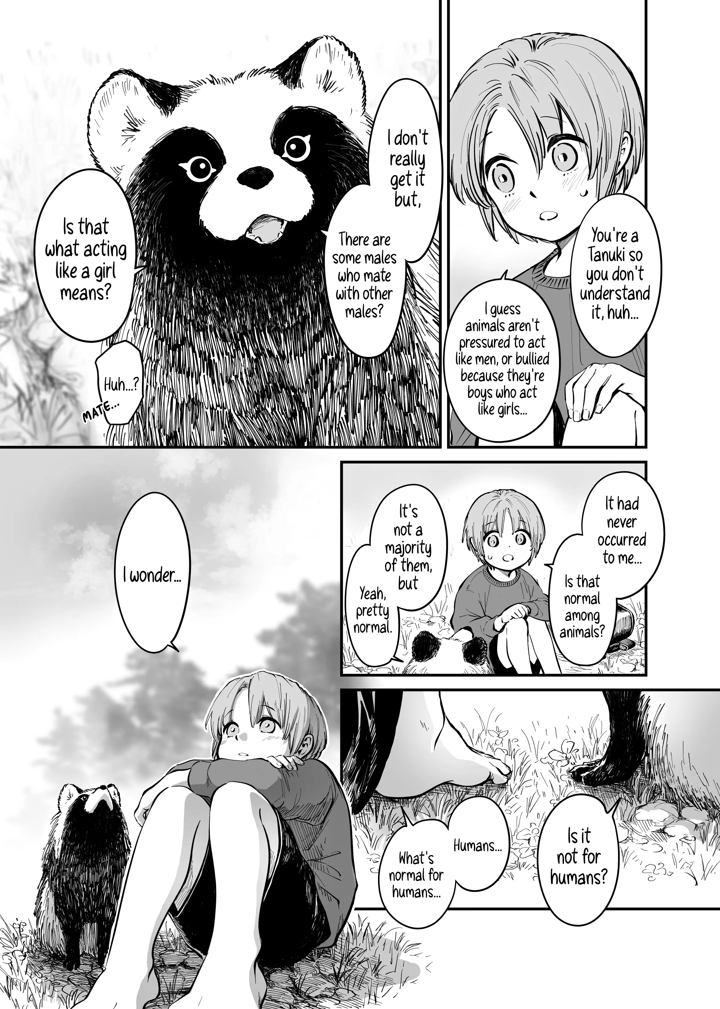 Omae, Tanuki Ni Naranee Ka? - Vol.3 Chapter 26: A Young Boy Who Likes Cute Things, And A Tanuki