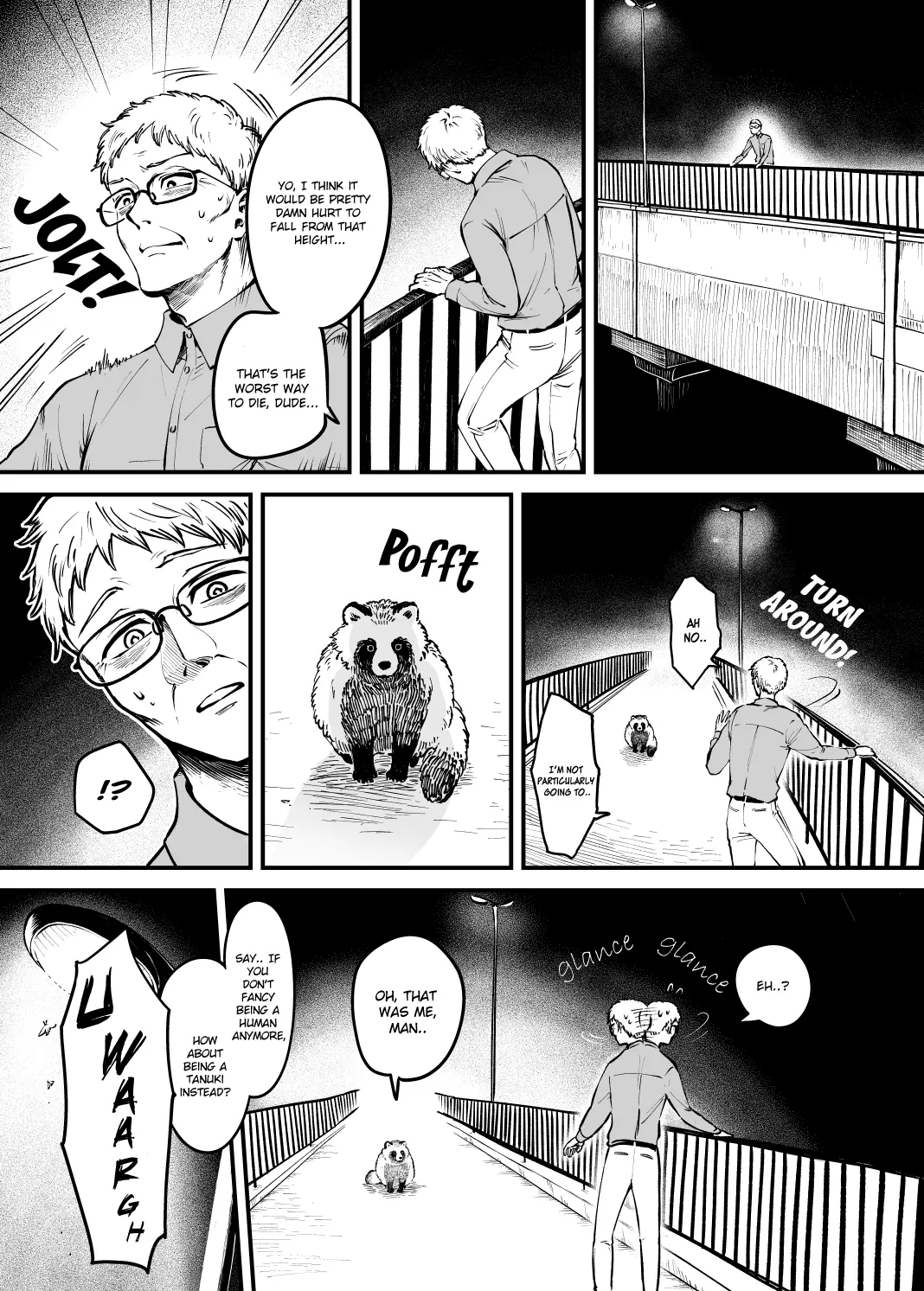 Omae, Tanuki Ni Naranee Ka? - Vol.1 Chapter 2: Old Man Who Was Scouted By A Tanuki When He Tried To Die