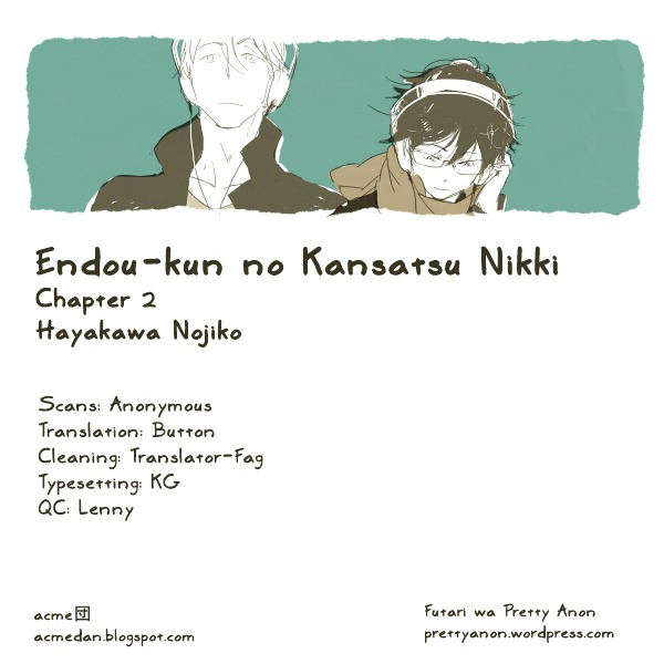 Endou-Kun No Kansatsu Nikki - Vol.1 Chapter 2