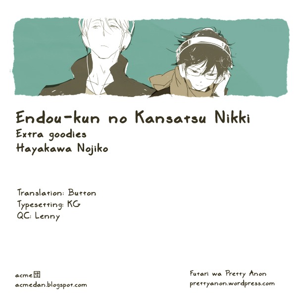 Endou-Kun No Kansatsu Nikki - Vol.1 Chapter 4.6 : Extra Stuff [End]