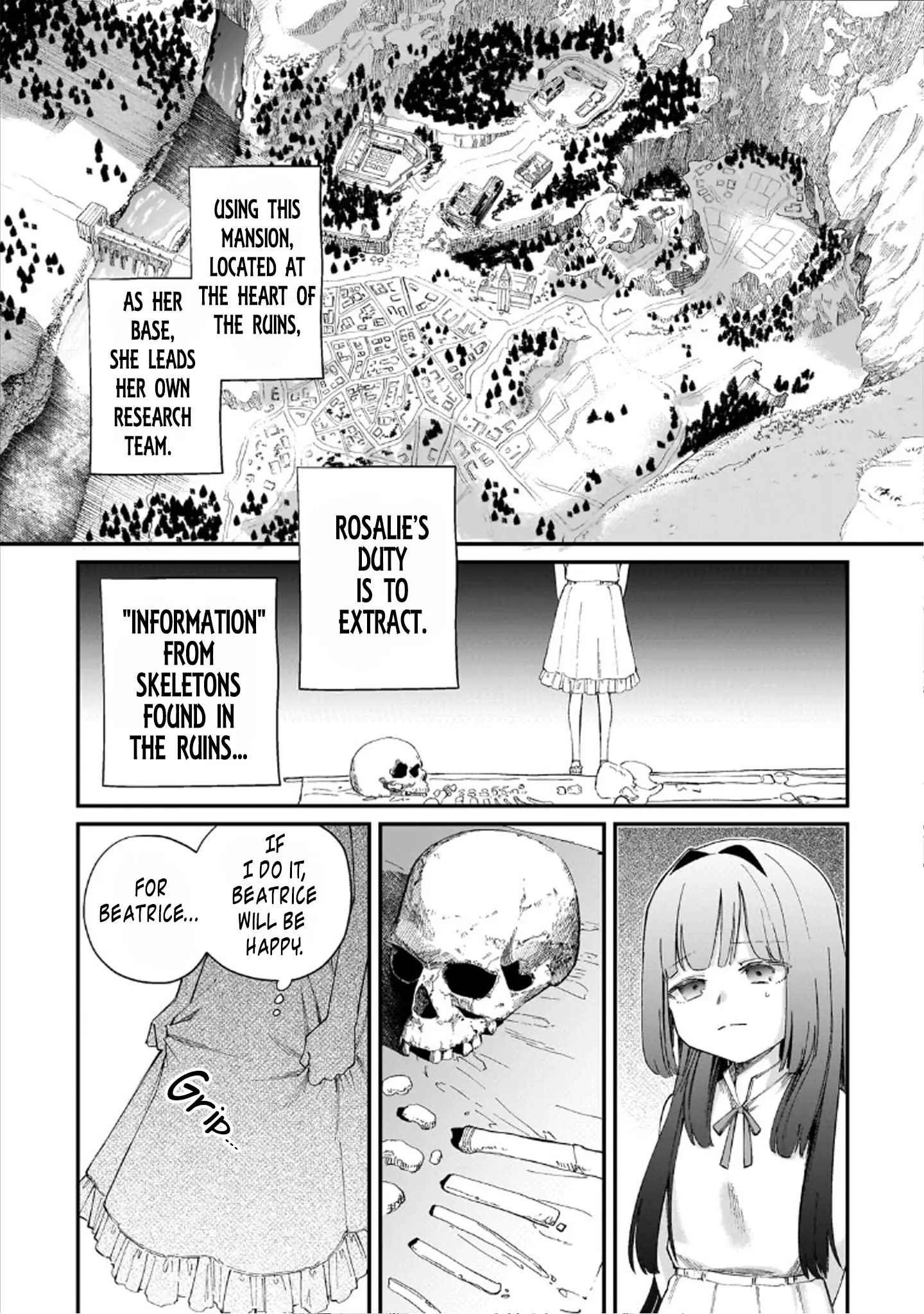 Hone Hime Rosalie: Shisha No Saigo O Tsuitai-Ken Shi, Chikara O Hikitsugu - Chapter 1: The Girl Who Converses With Corpses