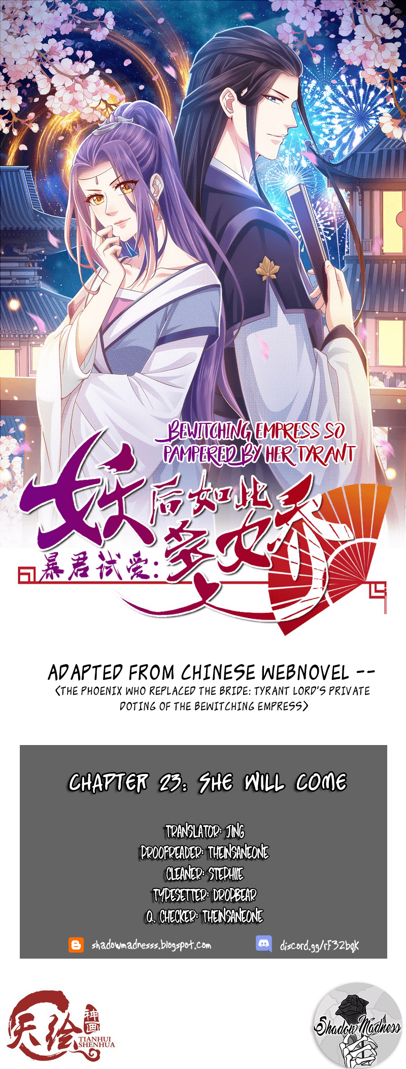 Bewitching Empress So Pampered By Her Tyrant - Chapter 23: She Will Come