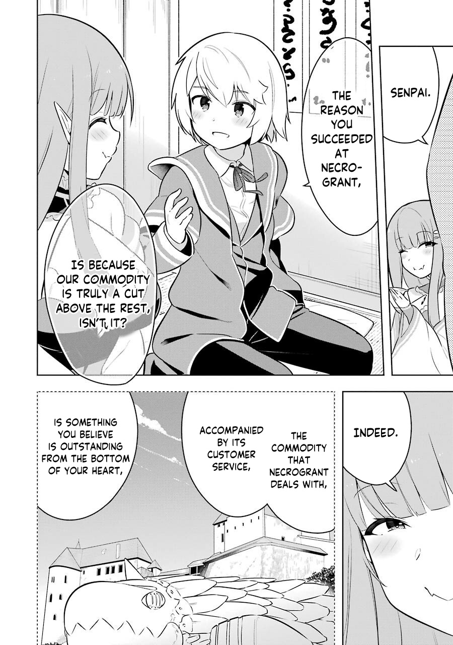 Though Young People Recoil From Entering The Black Magic Industry, I Found Its Treatment Of Employees Quite Good When I Entered It, And The President And Familiar Are Cute Too So Everything Is Awesome - Chapter 35: Vampire-Senpai's Customer Service Lessons