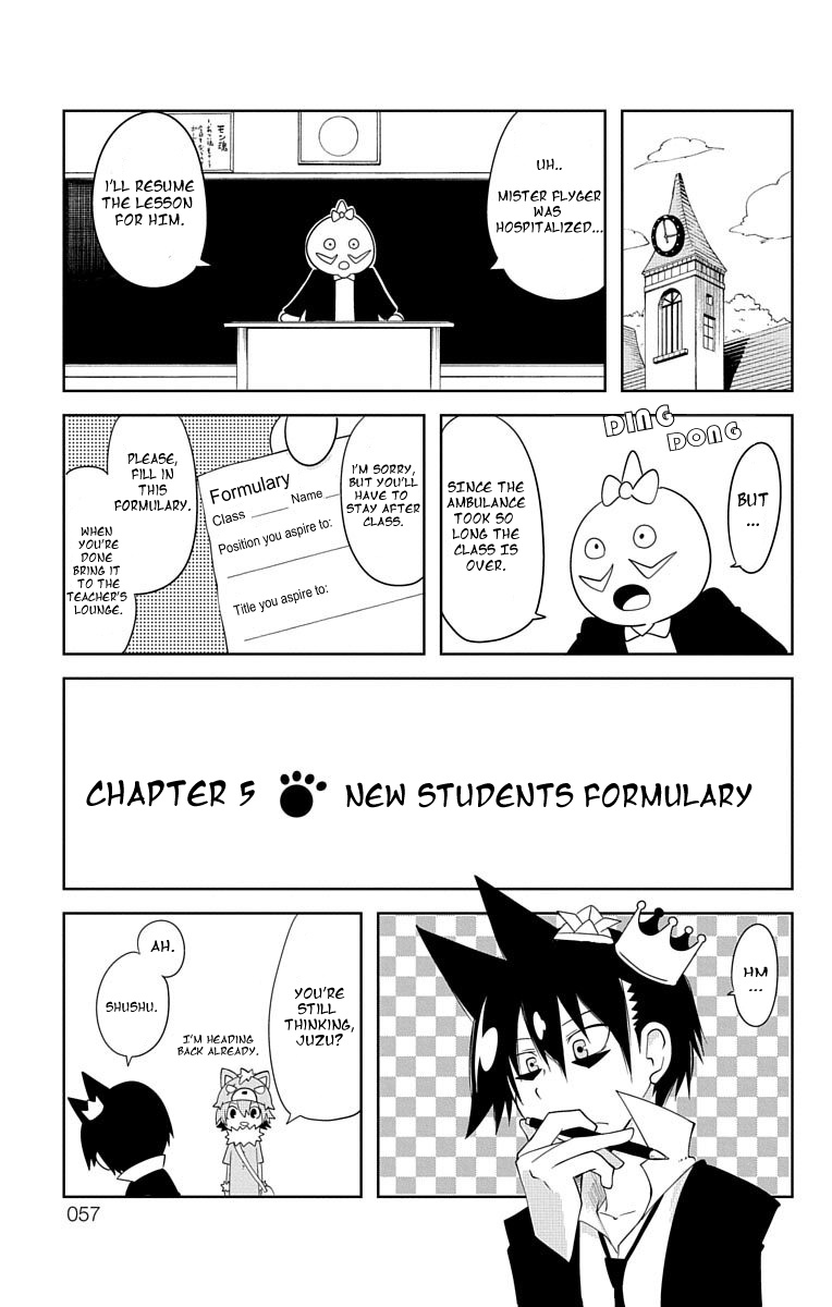 Gakumon! - Ookami Shoujo Wa Kujikenai - Chapter 5: New Students Formulary