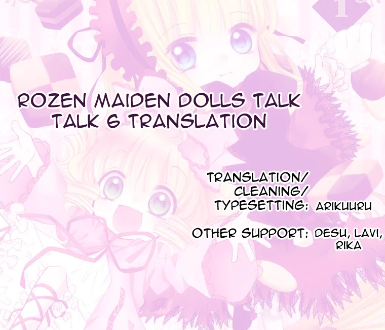 Rozen Maiden: Dolls Talk - Chapter 6: Talk 6