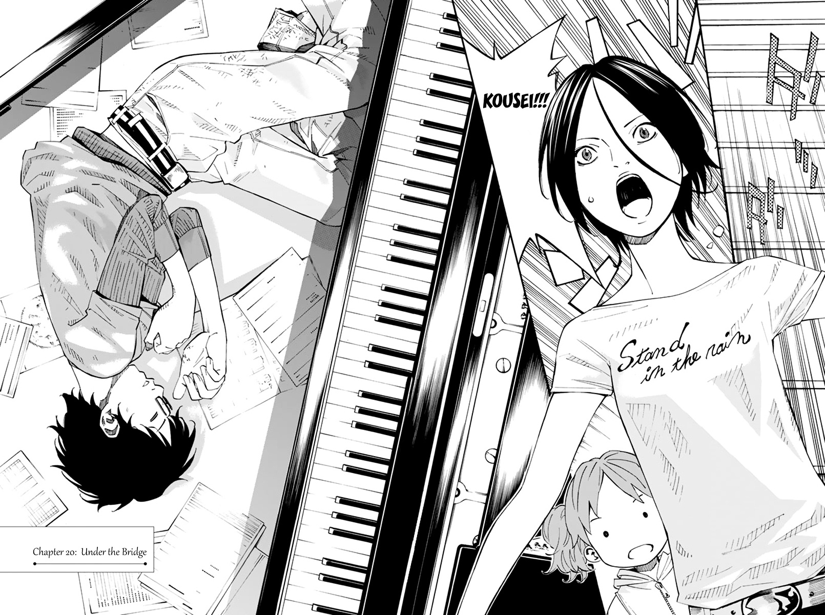 Shigatsu Wa Kimi No Uso - Vol.5 Chapter 20 V2 : Under The Bridge