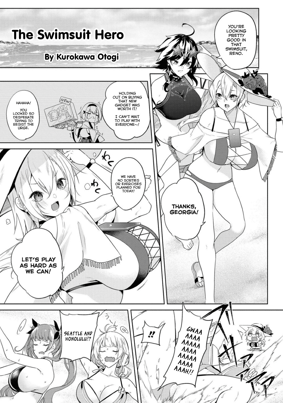 Azur Lane Comic Anthology Breaking!! - Vol.2 Chapter 18: The Swimsuit Hero