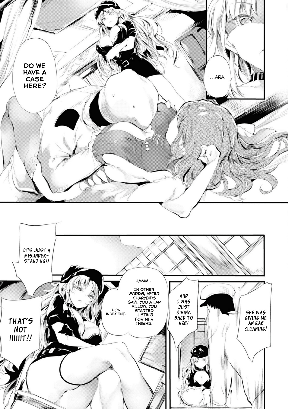 Azur Lane Comic Anthology Breaking!! - Vol.8 Chapter 104: Starting With Ear Cleaning And Ending Up A Prisoner