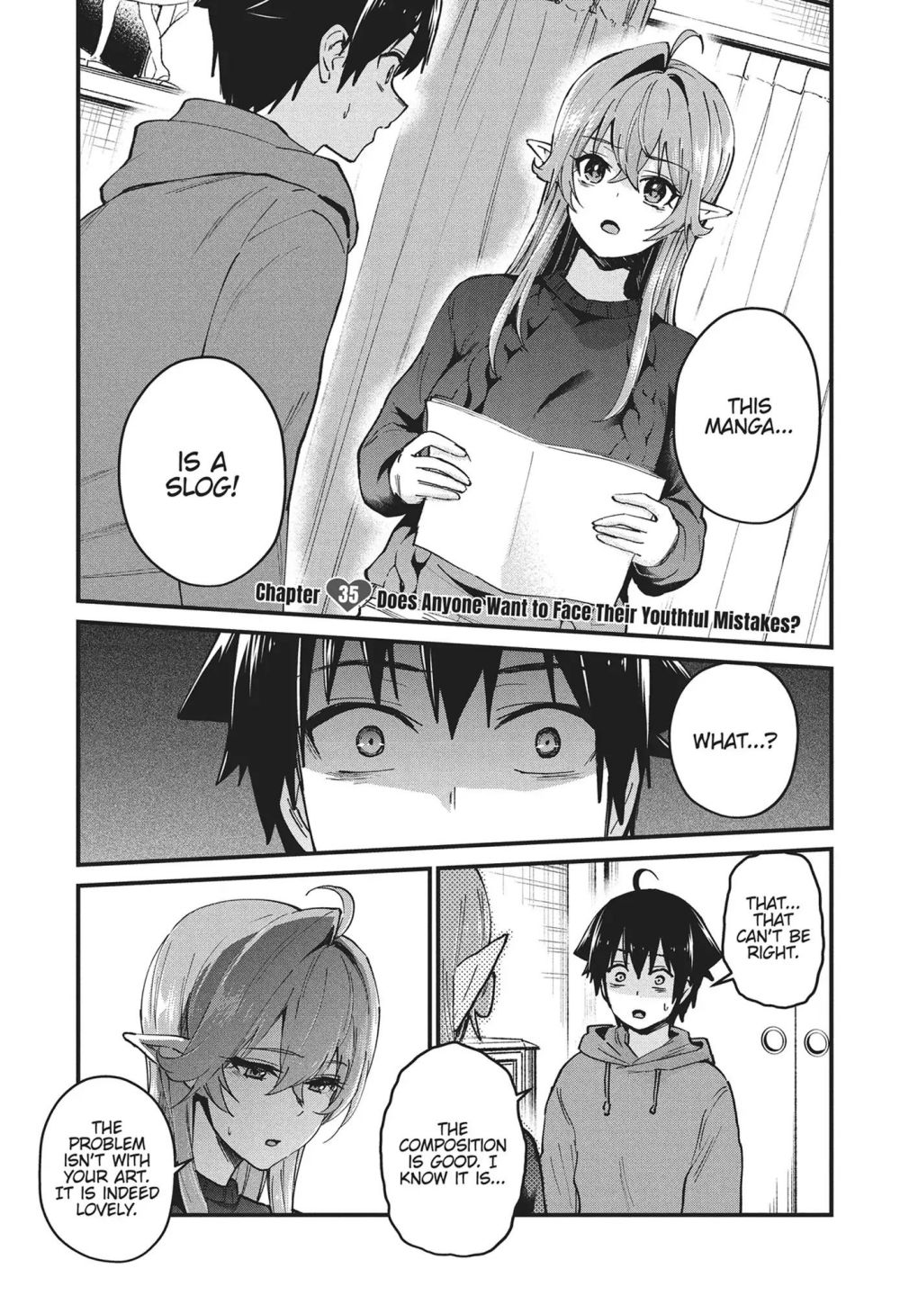 Otaku No Tonari Wa Erufu Desuka? - Chapter 35