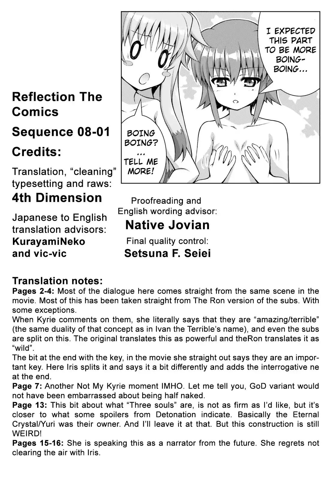 Magical Girl Lyrical Nanoha Reflection The Comics - Chapter 9.1: Sequence 09-01