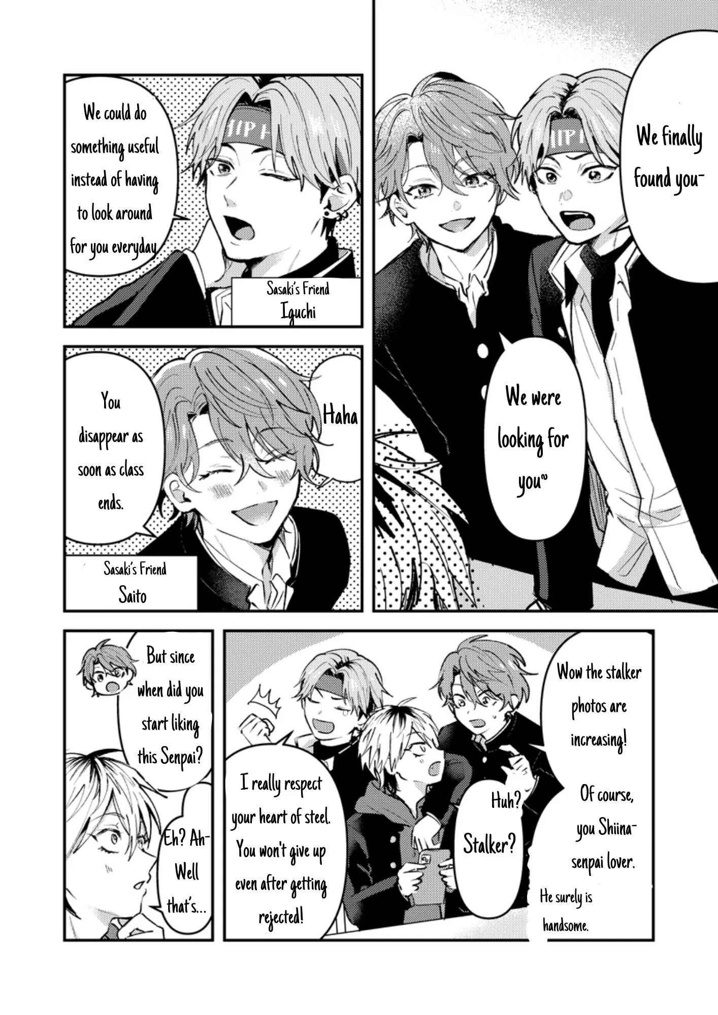 Dameo No Shiina-Senpai To Yabao No Sasaki-Kun - Chapter 5: How They Met