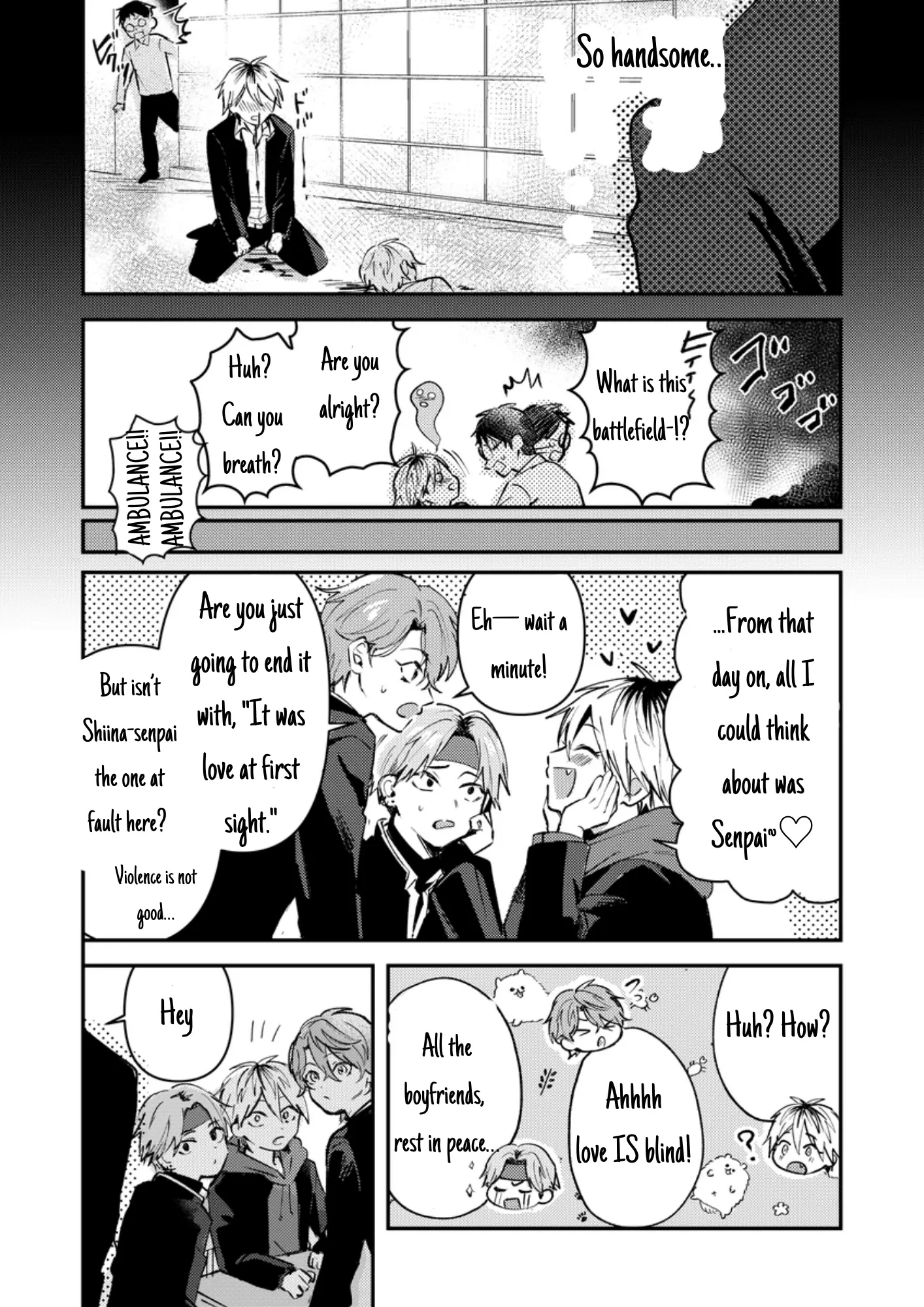 Dameo No Shiina-Senpai To Yabao No Sasaki-Kun - Chapter 5: How They Met