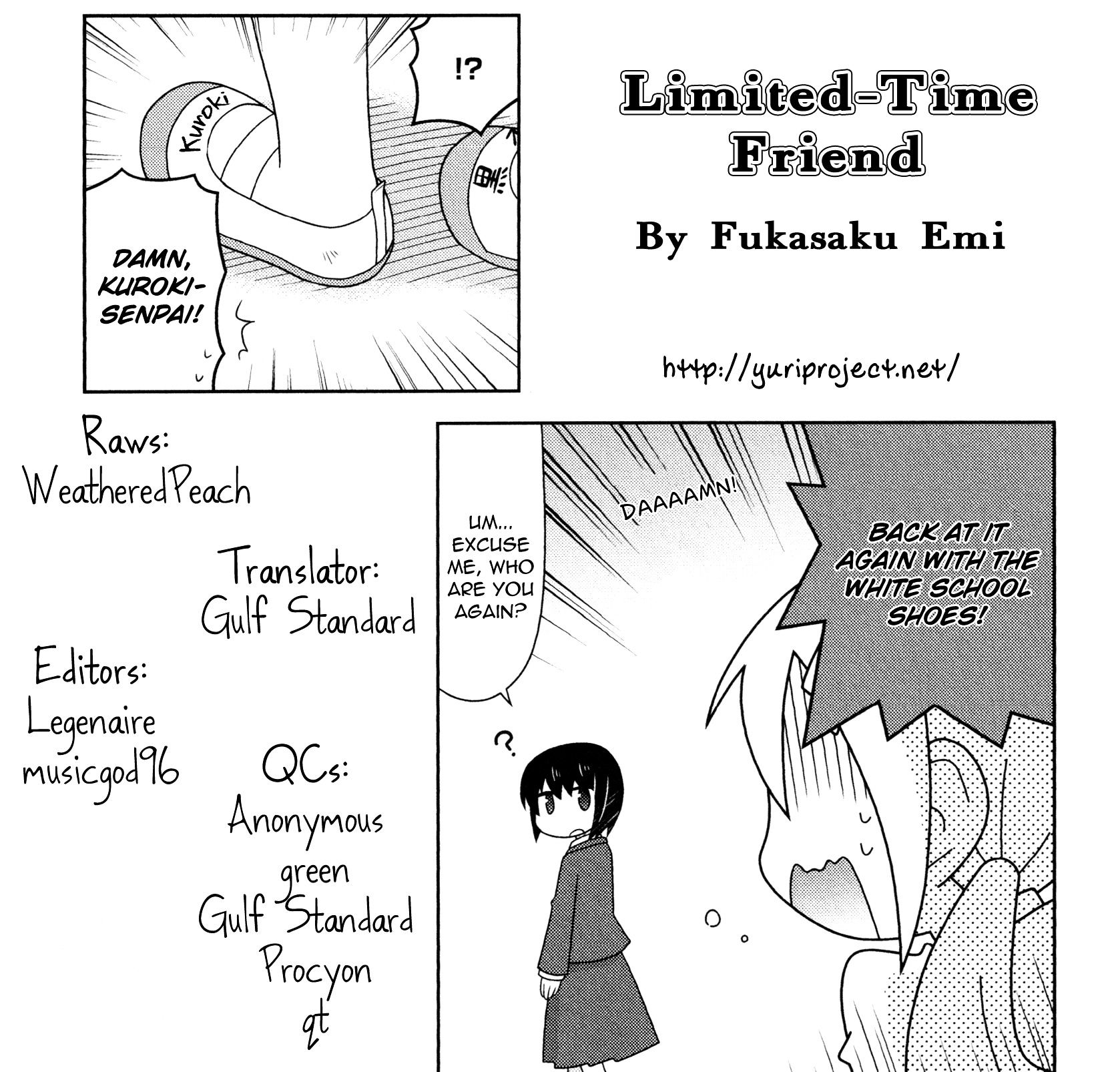 Limited-Time Friend - Chapter 1