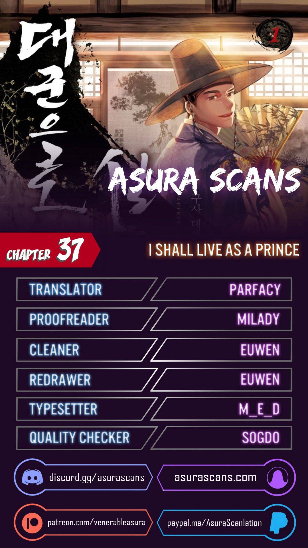 I Shall Live As A Prince - Chapter 37