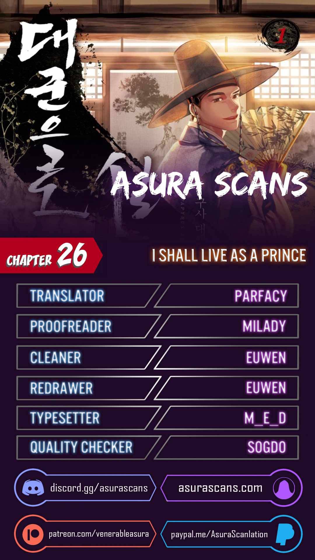 I Shall Live As A Prince - Chapter 26